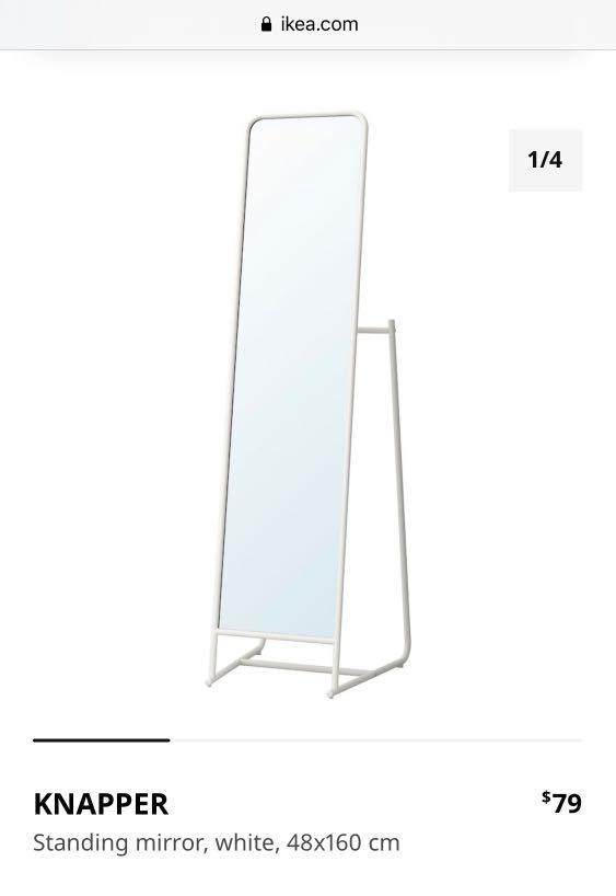 IKEA Full Length Standing Mirror, Furniture & Home Living, Home Decor