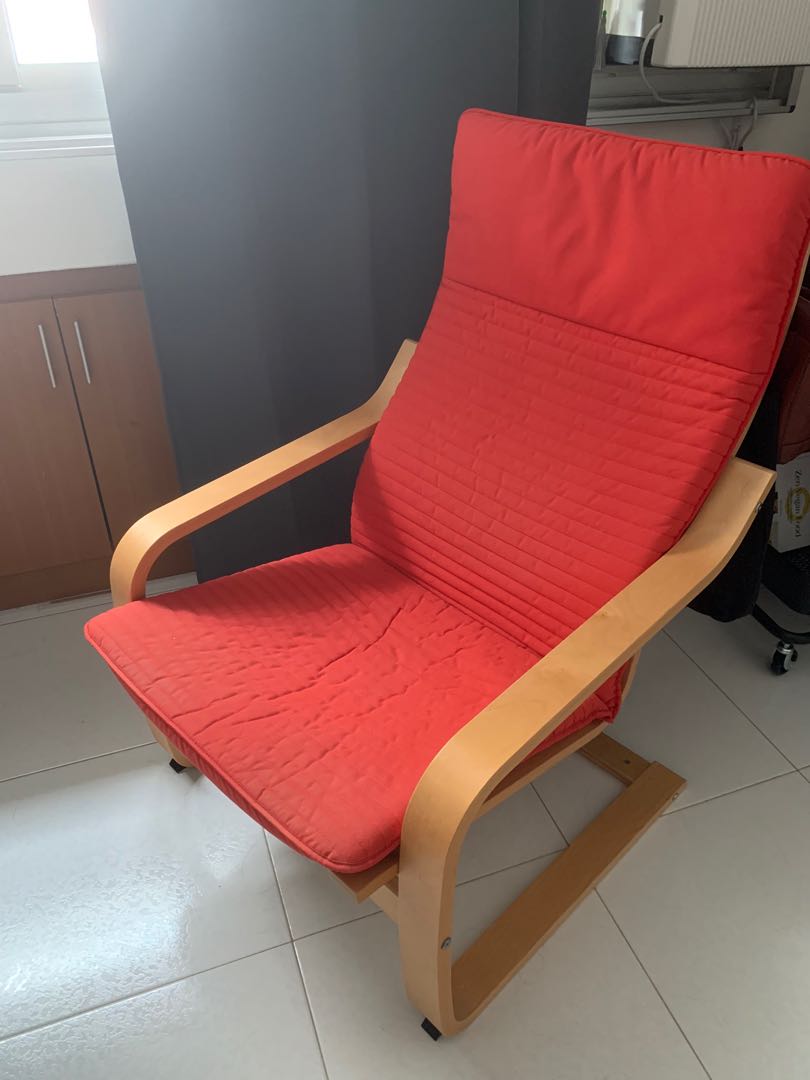 IKEA Poang Armchair, Furniture & Home Living, Furniture, Chairs on