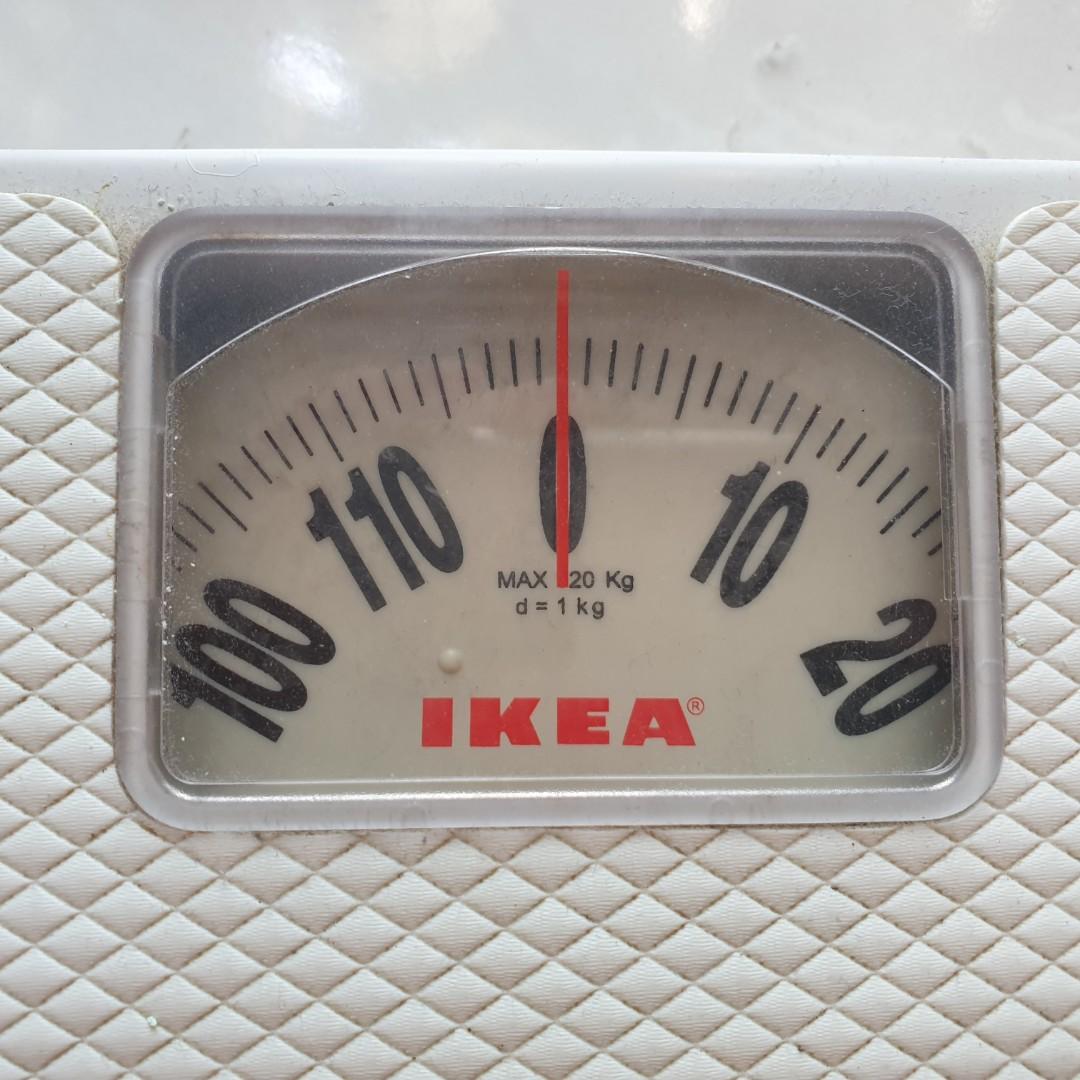 IKEA Weighing Scale (Non-Digital / Bathroom Scale), Health & Nutrition ...