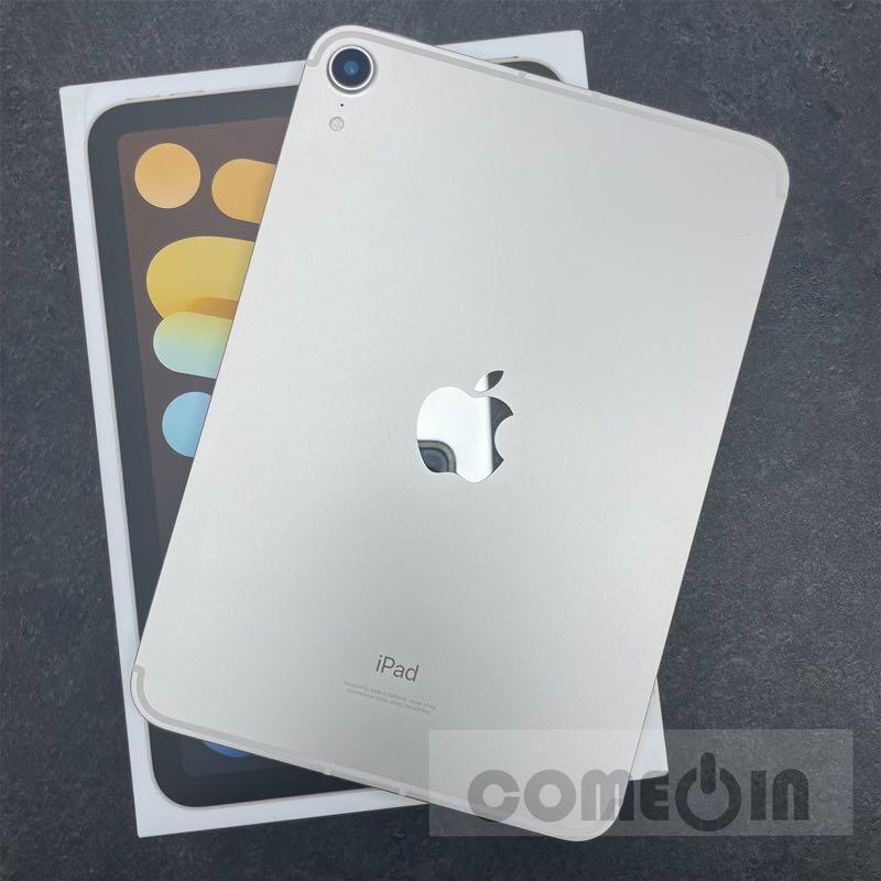 iPad mini 6 WiFi + 5G 64GB MK8C3ZP/A Starlight 星光銀, 手提電話