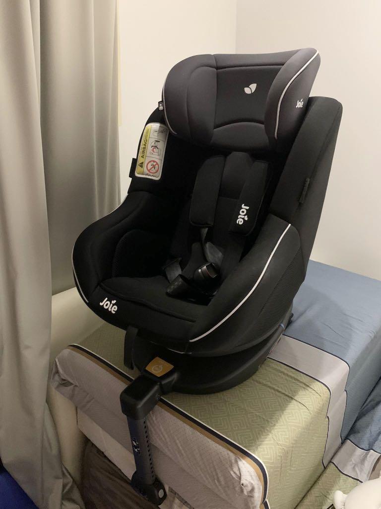 Joie Spin 360 Car Seat in Two Tone Black, Babies & Kids, Going Out, Car