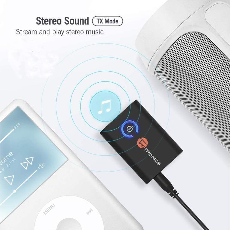 Taotronics bluetooth 5.0 transmitter on sale receiver with codec display