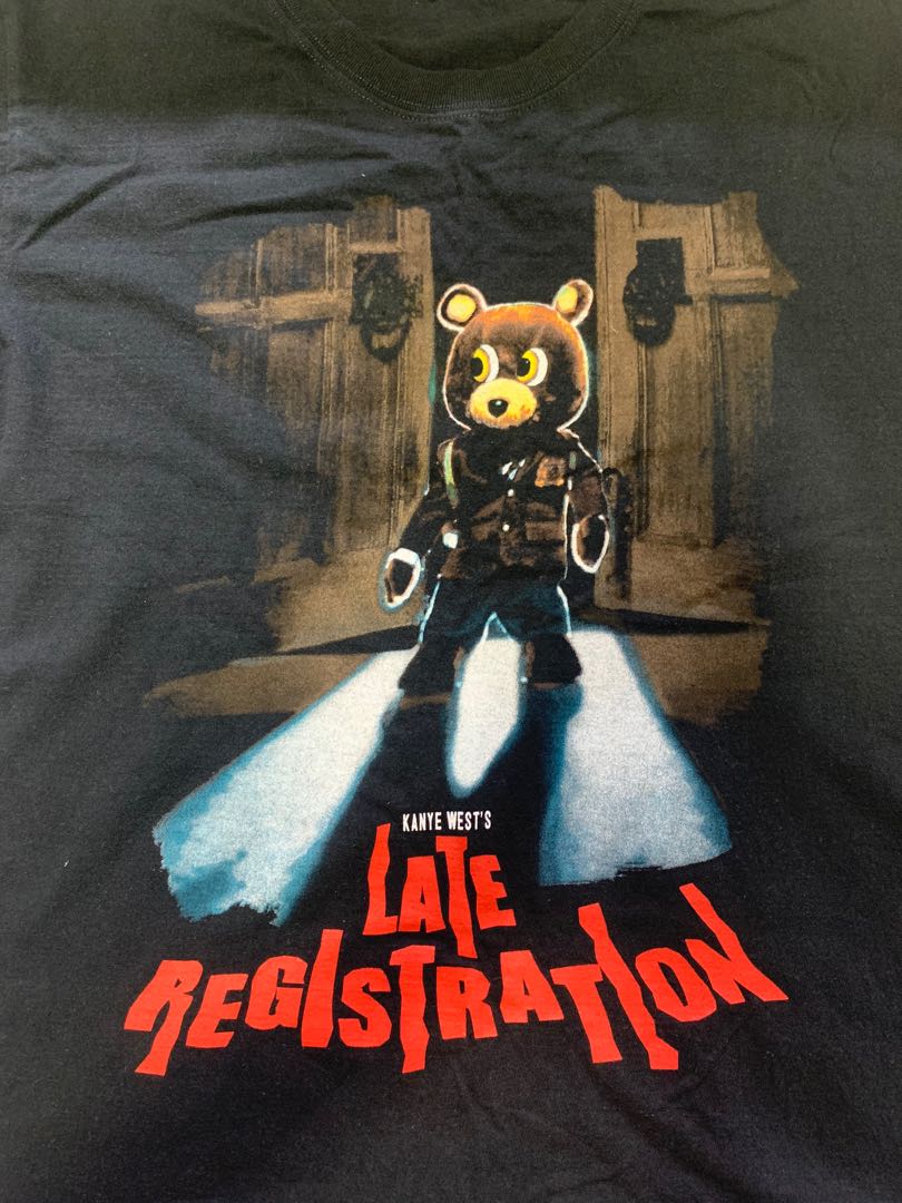 kanye west late registration t shirt