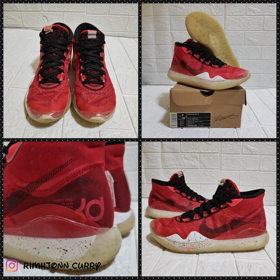 Kd 12 University red Men s Fashion Footwear Sneakers on Carousell