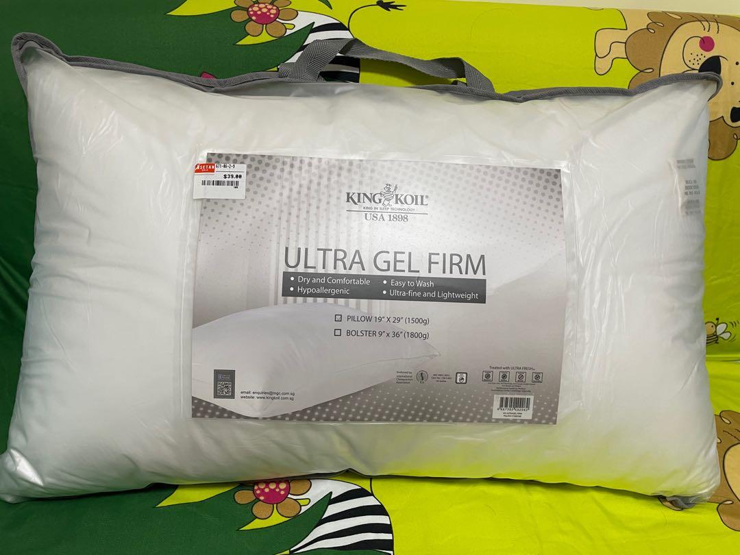 King Koil Ultra Gel Firm Pillow Furniture Home Living Bedding