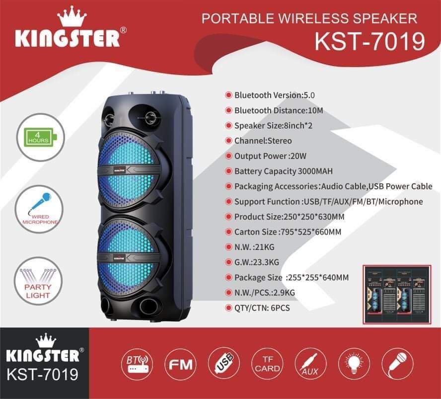 Kingster bluetooth speaker clearance