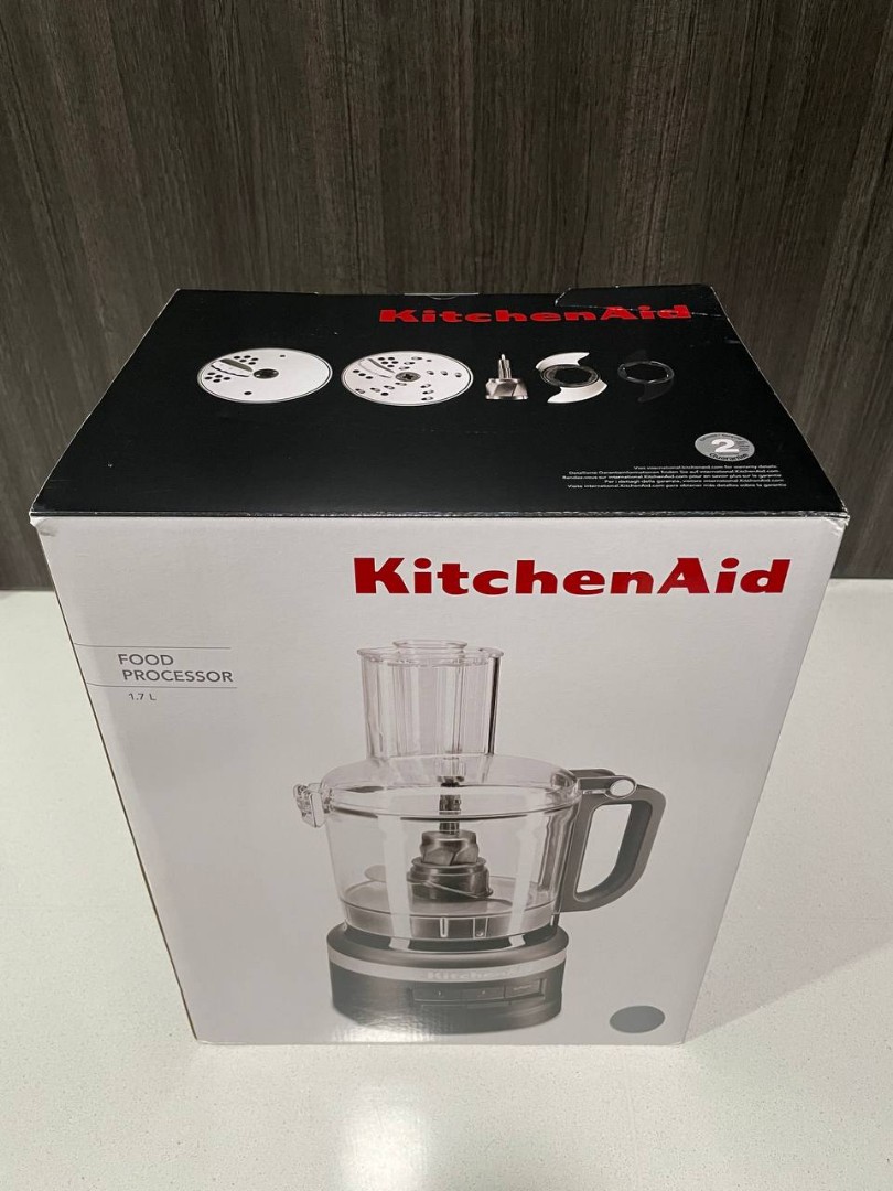 KitchenAid food processor 1.7L Grey BNIB, TV & Home Appliances, Kitchen