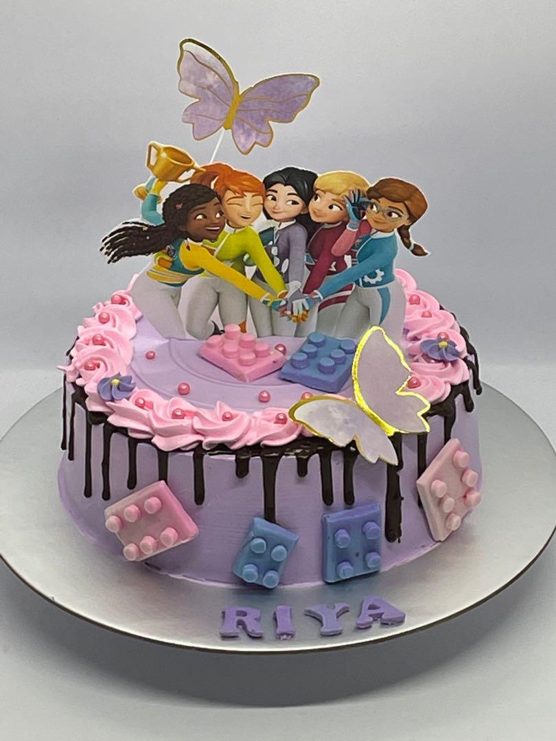 Lego and friends cake Food Drinks Homemade Bakes on Carousell