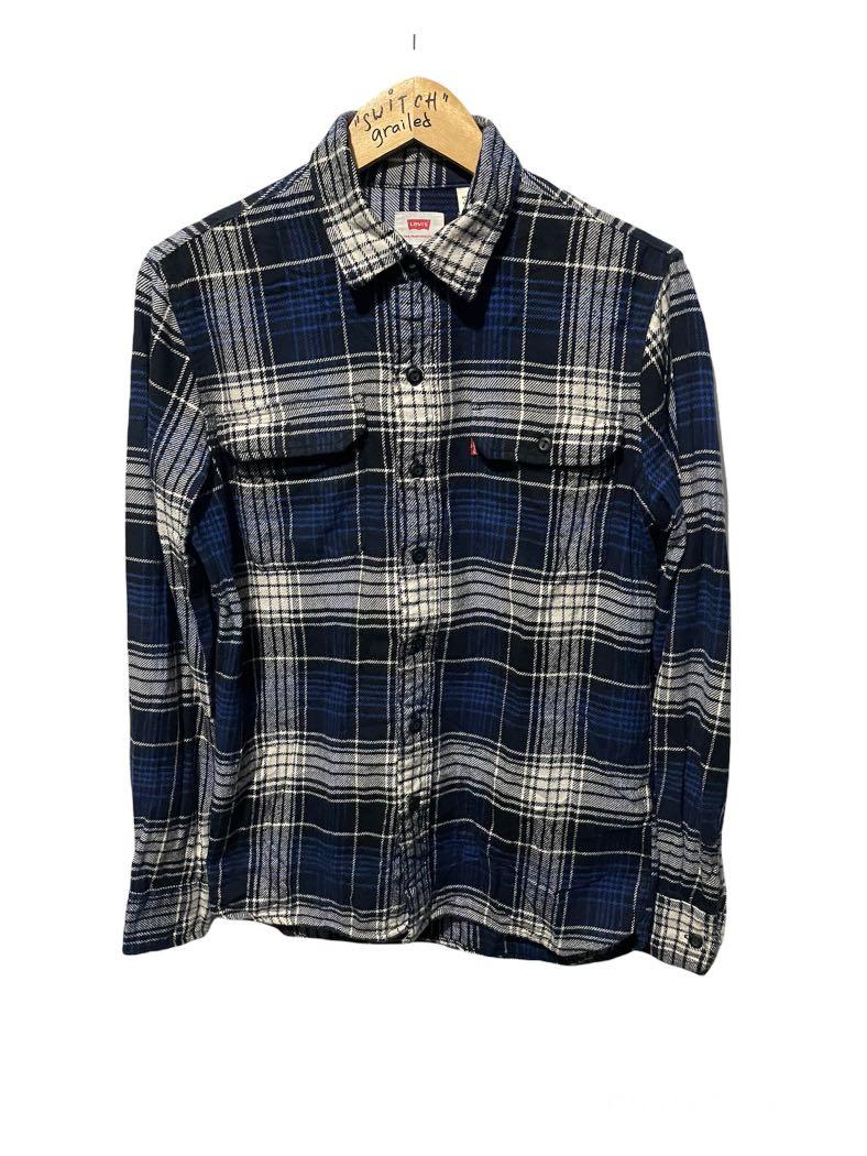 Levis flannel, Men's Fashion, Tops 