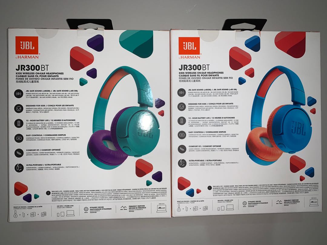 Jbl jr300bt outlet wireless headphones