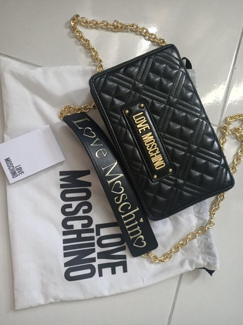 Love Moschino Quilted Shopping Bag Ivory - Buy At Outlet Prices!