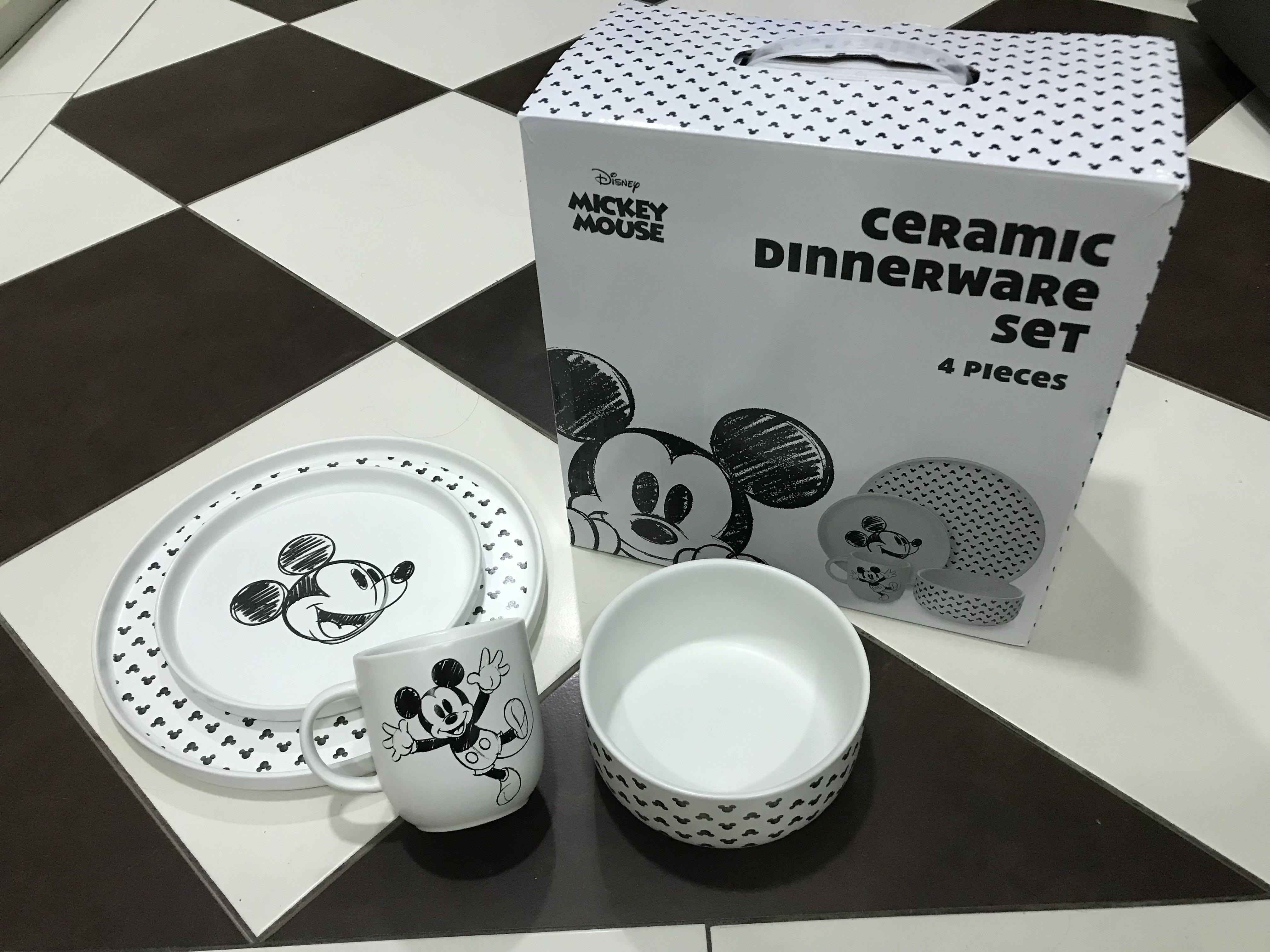 Mickey mouse outlet dish set