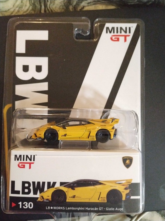 MINI GT 130 LB WORKS Lamborghini Huracán GT - Giallo Auge, 興趣及