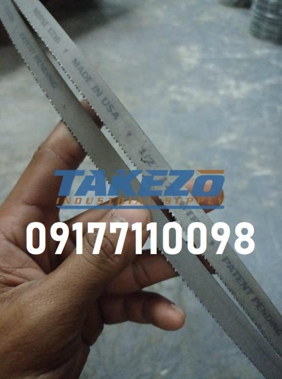 Morse BI-Metal for Bandsaw (Category: Construction Tools & Equipment) located in Manila. Submitted by joeyroque09 (Listing ID 1124912152, Image 1). Description: 1/2" x 12/16 Teeth x 1683mm For more information and fast transactions, contact 09177110098 or 09173168777. __________ Location: Mayhaligue St. Abad Santos Manila Waze: Takezo Industrial Supply (Landmark: Uno High School) 126 Medicion 2B Imus Cavite Waze: Takezo Industrial Supply (Landmar
