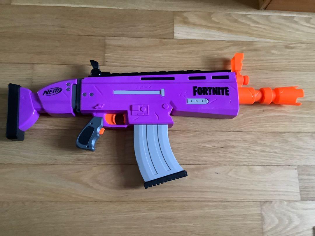 Nerf Fortnight Ar E Semi Auto Battery Powered Nerf Blaster Hobbies And Toys Toys And Games On