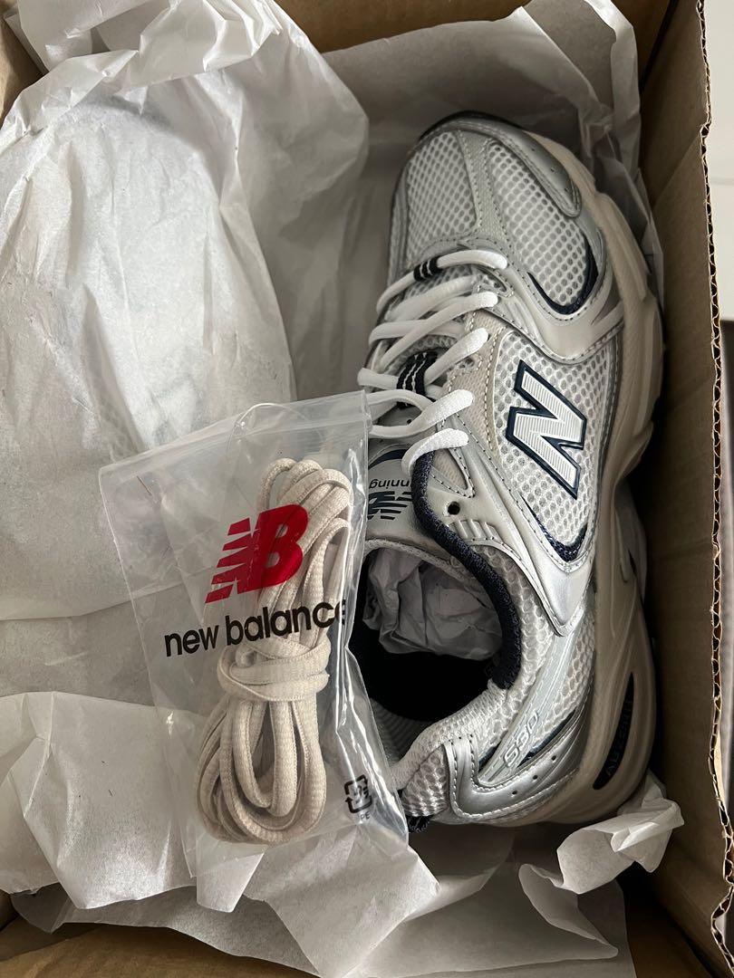 New Balance 530 trainers in grey and navy MR530KA, Women's Fashion,  Footwear, Sneakers on Carousell