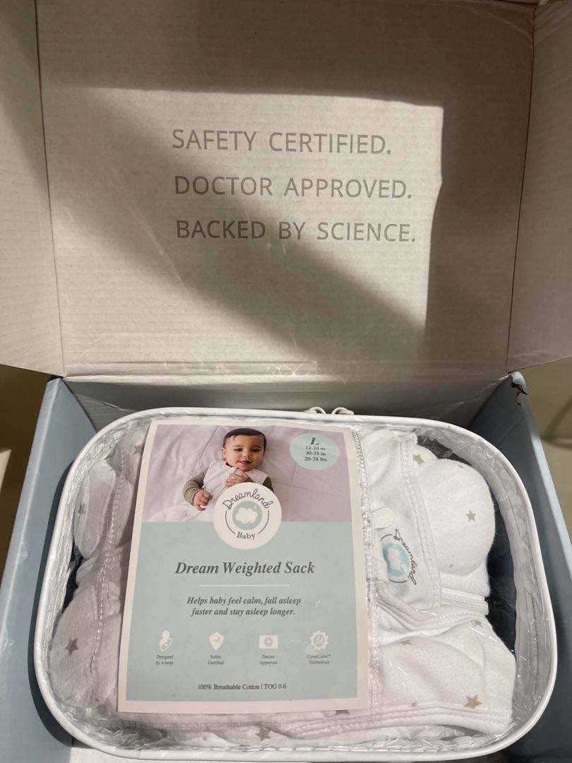 New Dreamland Baby Weighted Sleep Sack for 1224 months, Babies & Kids, Babies & Kids Fashion on
