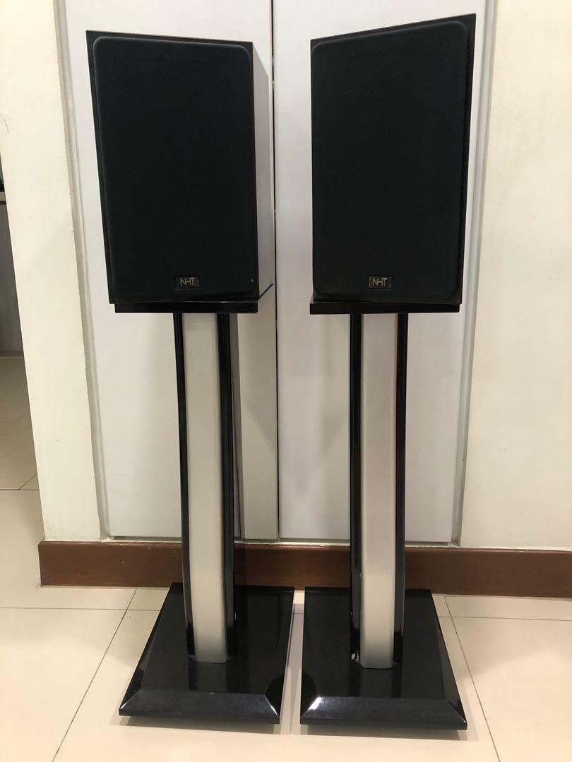 Monoprice glass floor speaker discount stands 12281