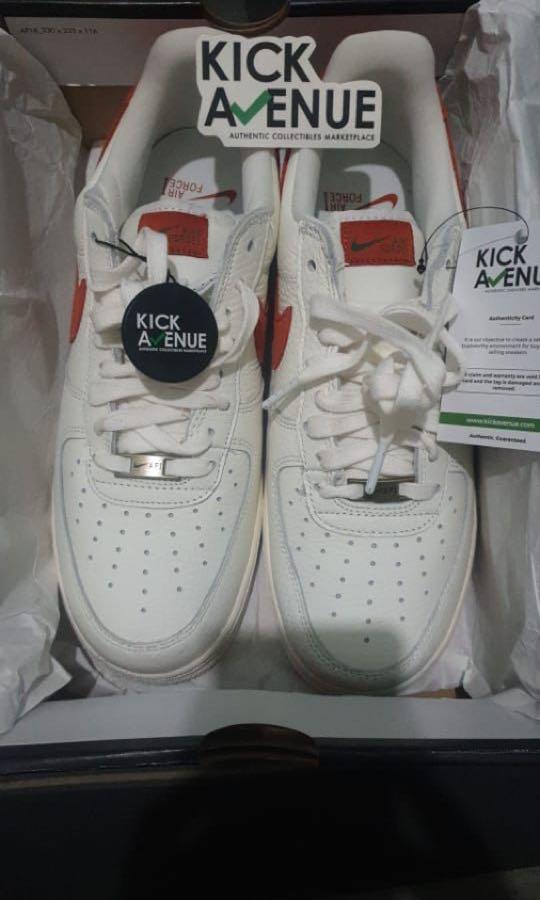 Nike air force low craft mantra orange, Fesyen Pria, Sepatu