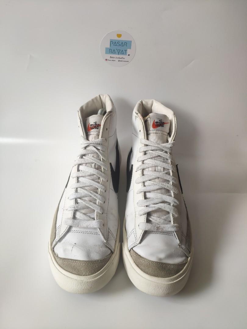 Nike Blazer Mid 77 VNTG Second Original, Fesyen Pria, Sepatu , Sneakers di  Carousell