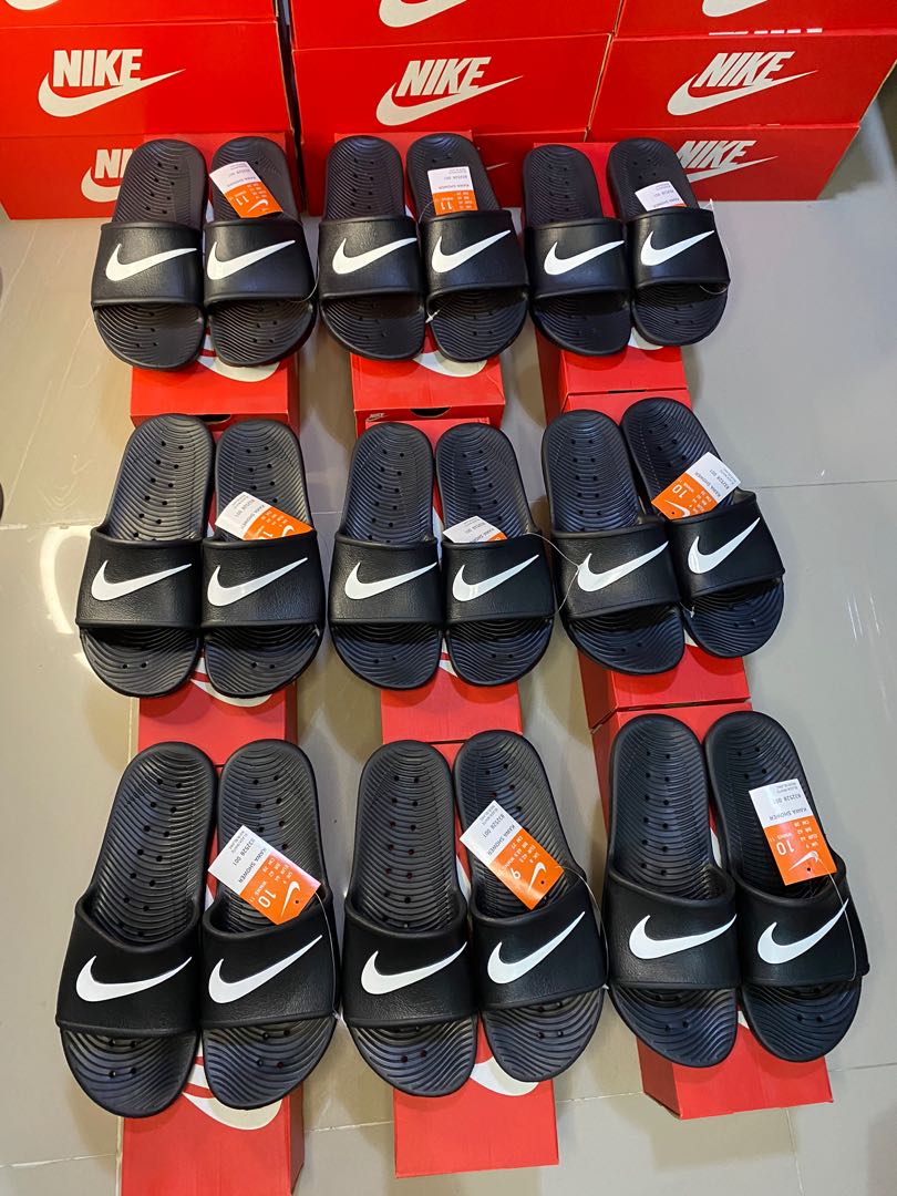 Nike kawa shower slide, Men's Fashion, Footwear, Slippers \u0026 Slides on  Carousell