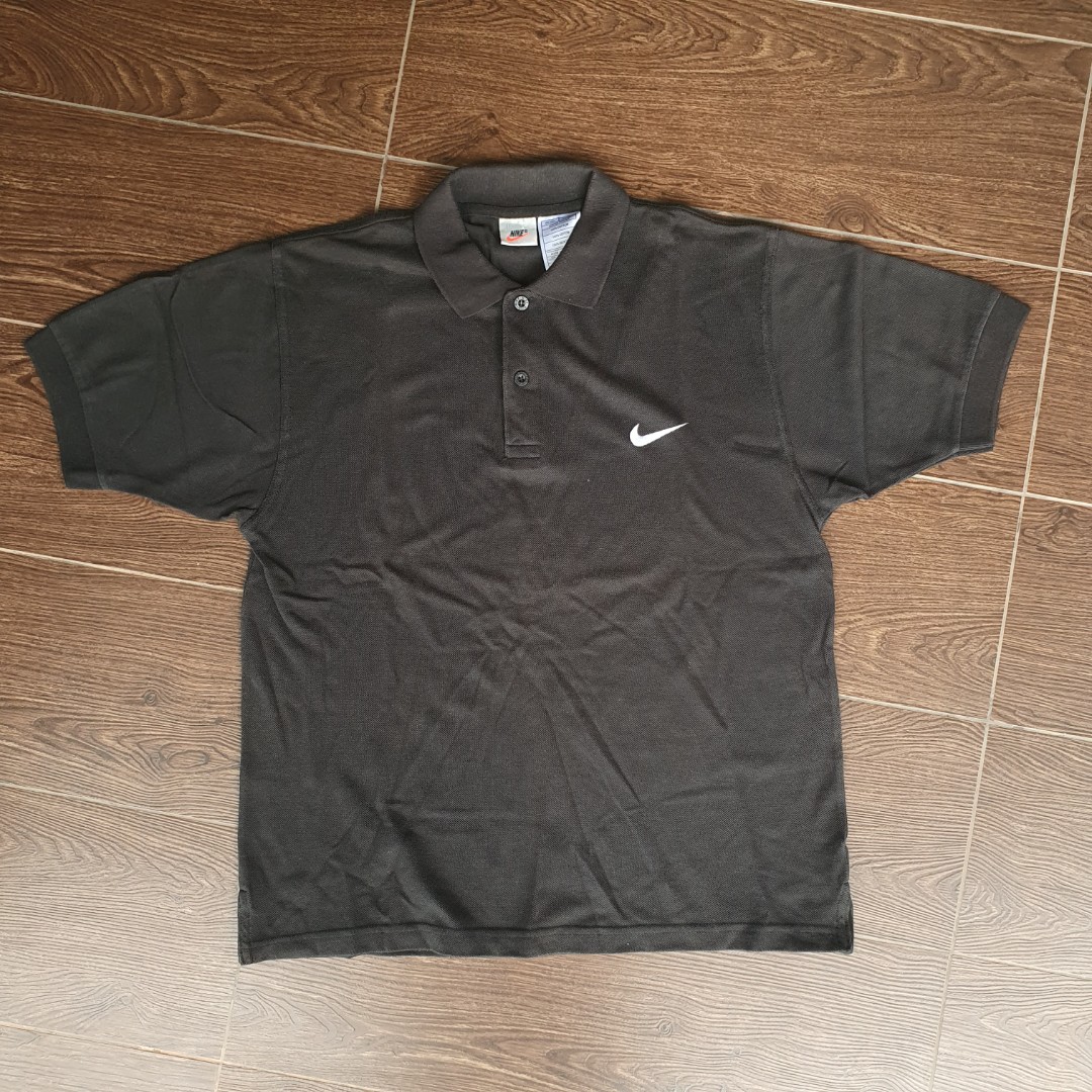 NIKE VINTAGE POLO T-SHIRT EMBROIDERED 