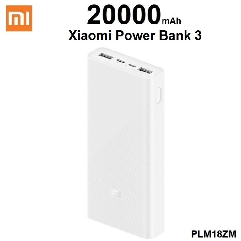 Original Xiaomi Portable Power Bank 3 20000mAh, Mobile Phones ...