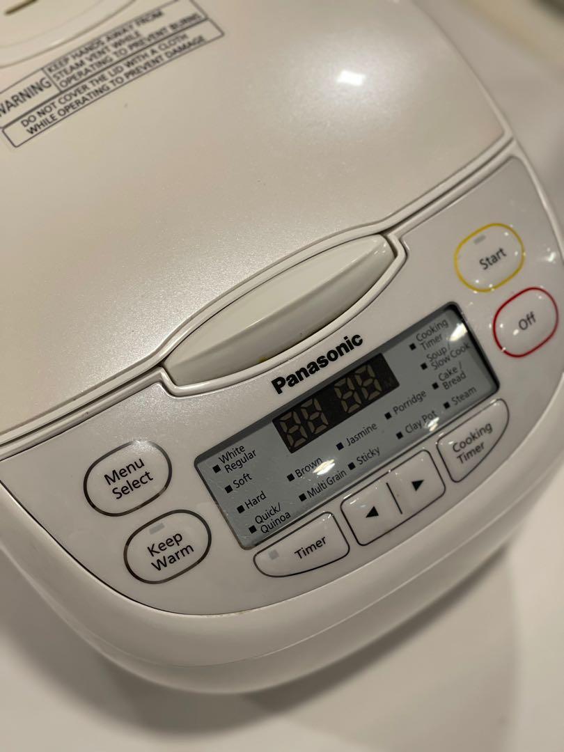 Panasonic SRCN108WSH Fuzzy Logic Rice Cooker (1.0L), TV & Home