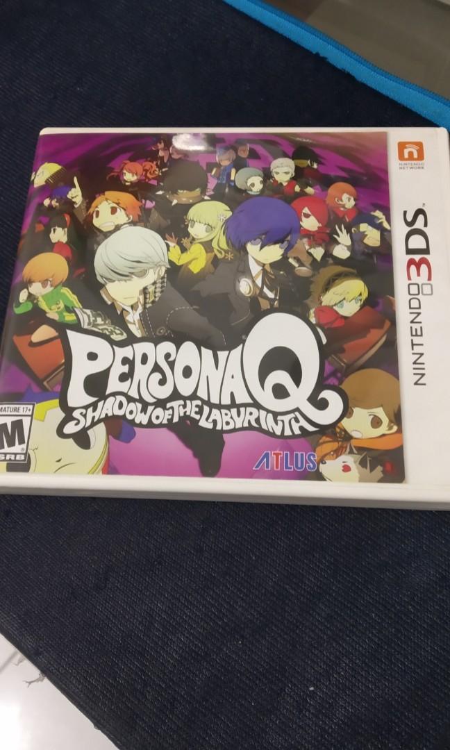saldar tensión gato Persona Q: shadow of the labyrinth nintendo 3ds game, Video Gaming, Video  Games, Nintendo on Carousell