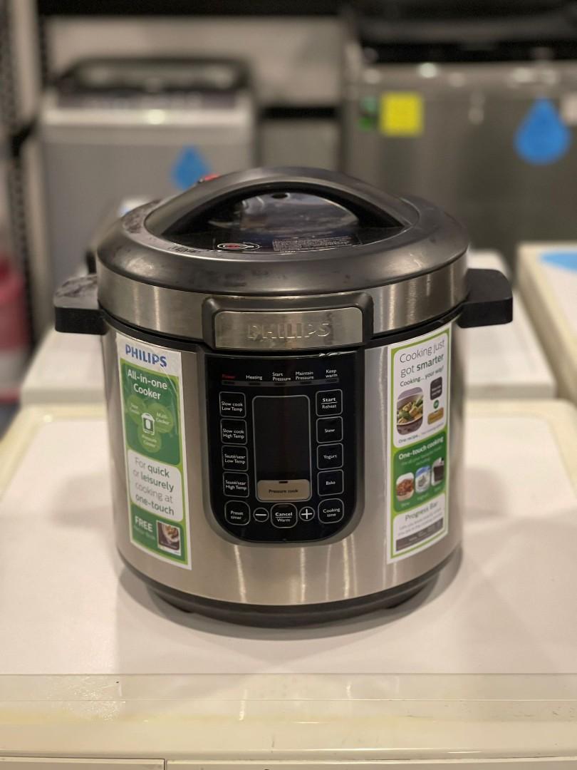 Philips HD2137 Viva Collection All In One Pressure Cooker 6 Litres 1000W TV Home Appliances Kitchen Appliances Cookers on Carousell