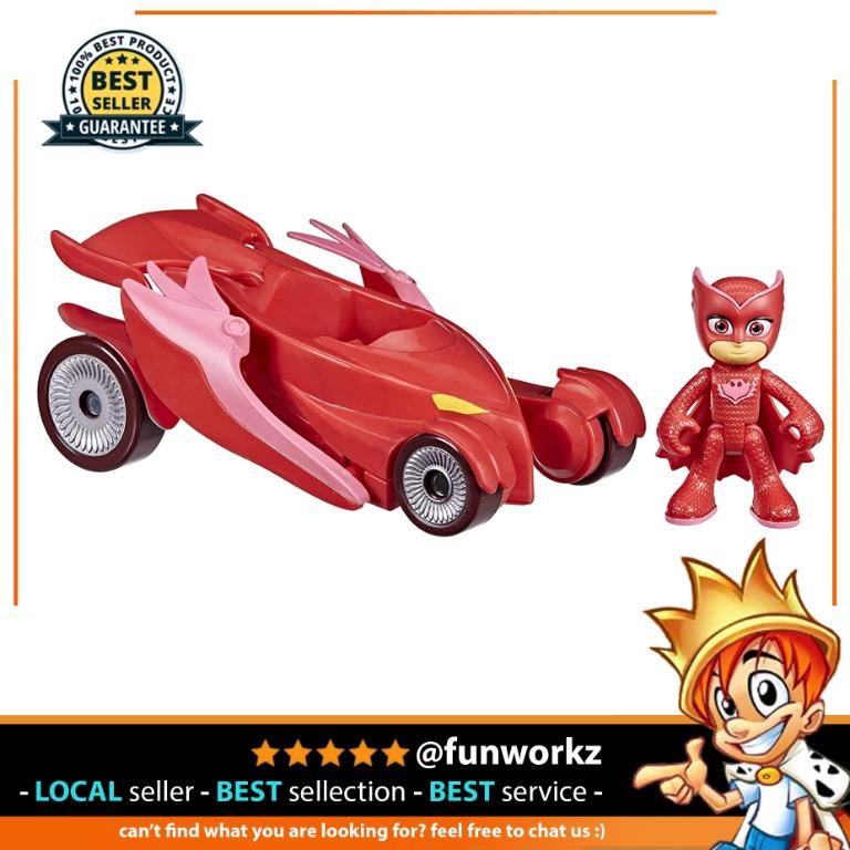 Wings　Toys　Glider　PJ　with　Kids　on　Toy,　Masks　Carousell　Up,　for　Owlette　Flapping　Toys,　Figure　Ages　Hobbies　Deluxe　Owlette　Vehicle　and　Car　Preschool　Owl　Games　and　Action