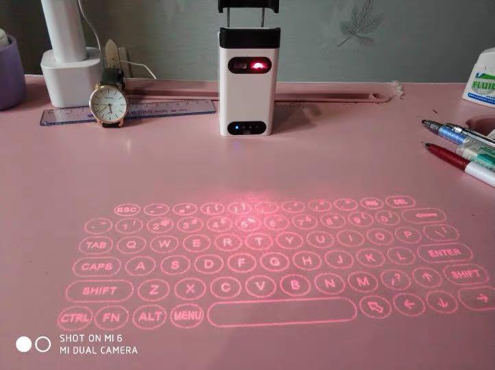 (PO) Wireless Keyboard Projector, TV & Home Appliances, Electrical ...