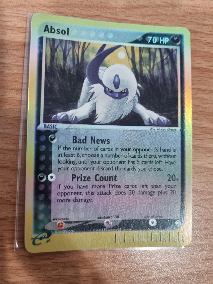 Pokemon EX Dragon Reverse Holo Absol Vintage Card, Hobbies & Toys, Toys