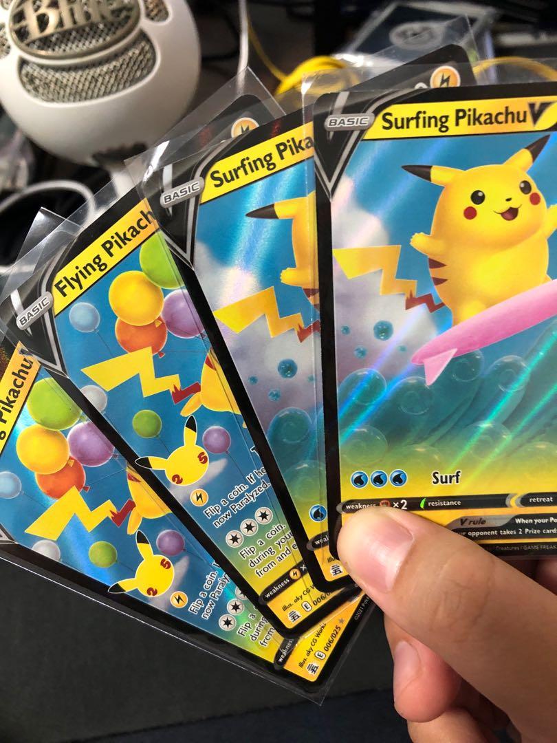 pokemon tcg Celebrations assorted Tapu Lele gx Flying Pikachu vmax