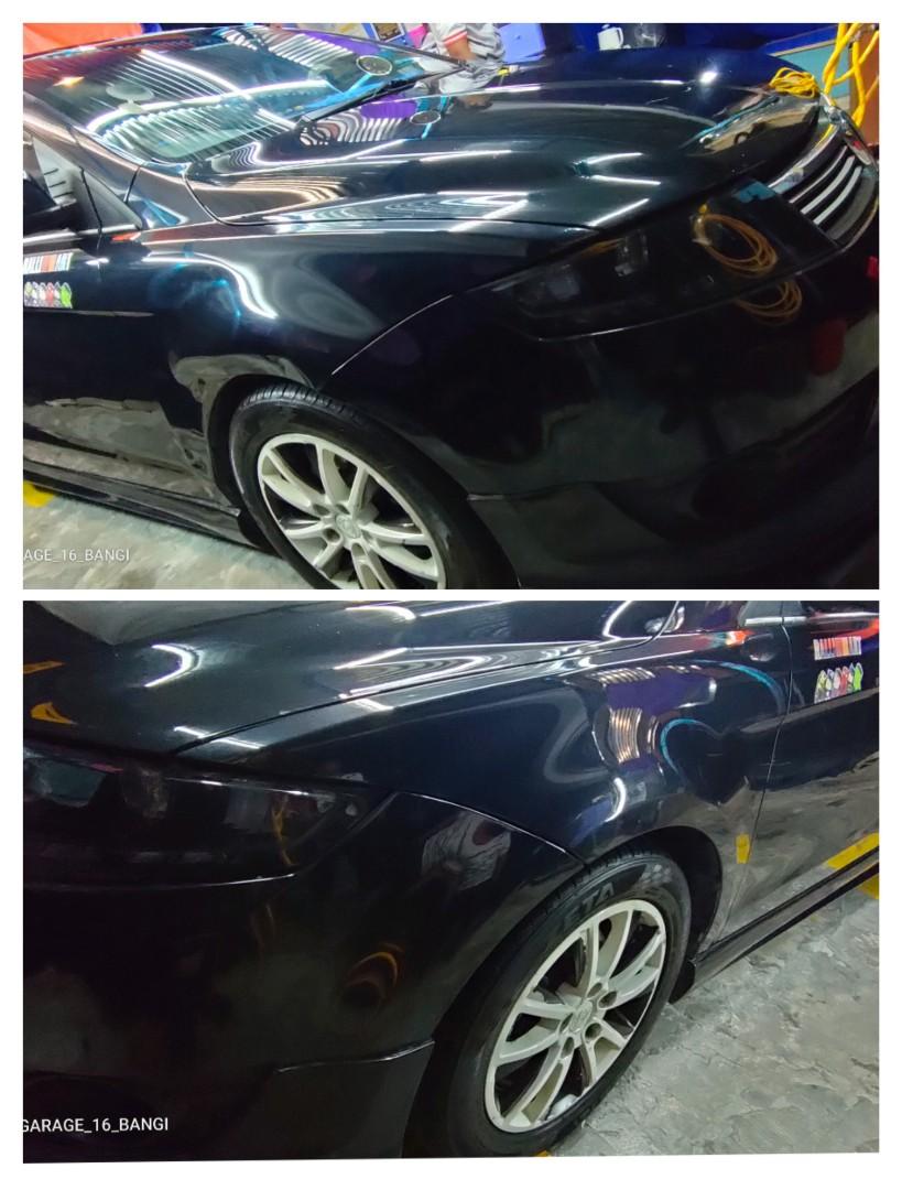 Polish wax cermin coating kereta/motor, Auto Accessories on Carousell