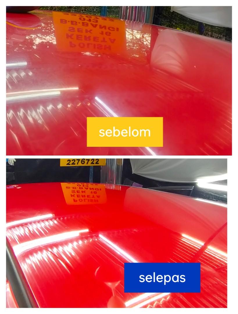 Polish wax cermin coating kereta/motor, Auto Accessories on Carousell