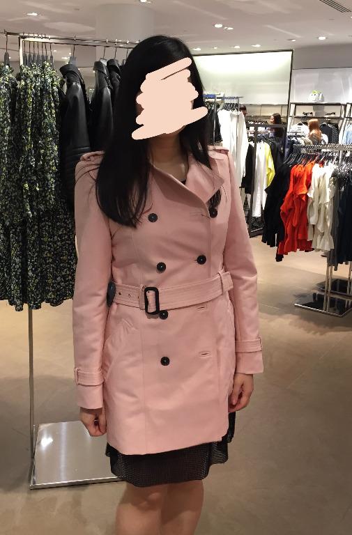 Pink trench deals coat zara