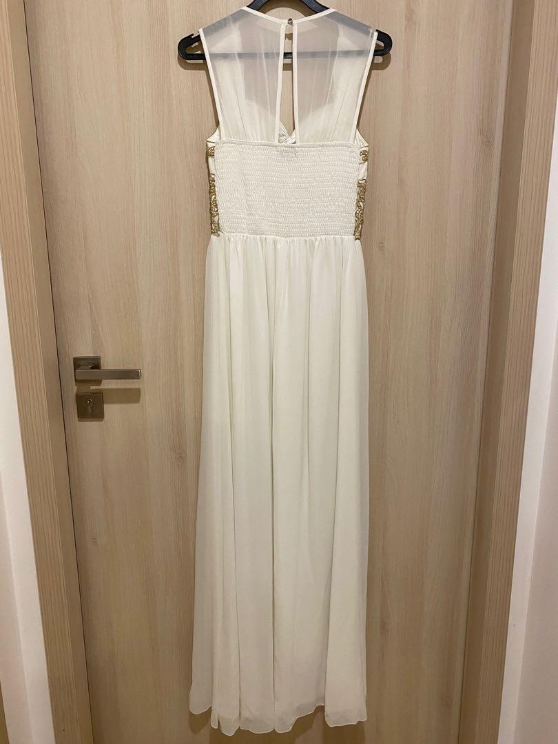 Quiz pink chiffon embellished maxi dress hot sale