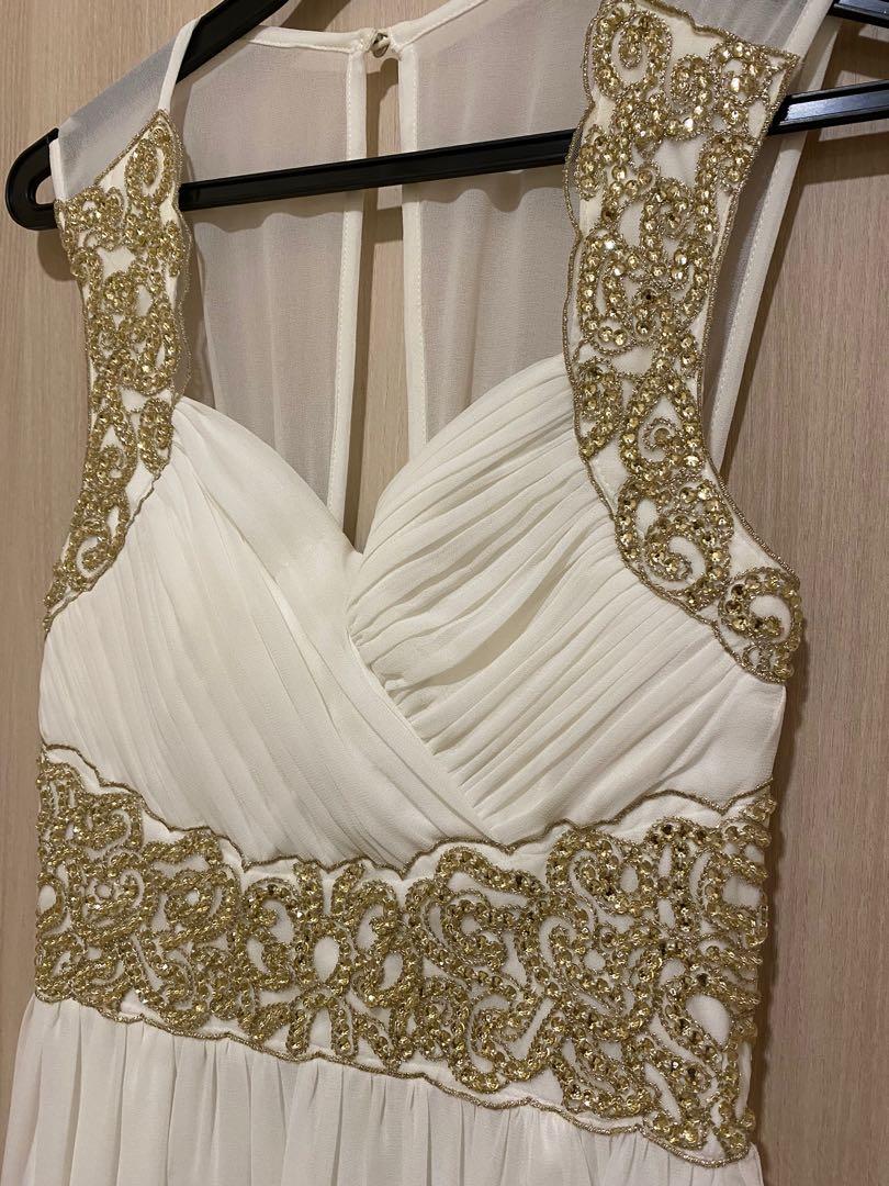 Quiz embellished hot sale maxi dress