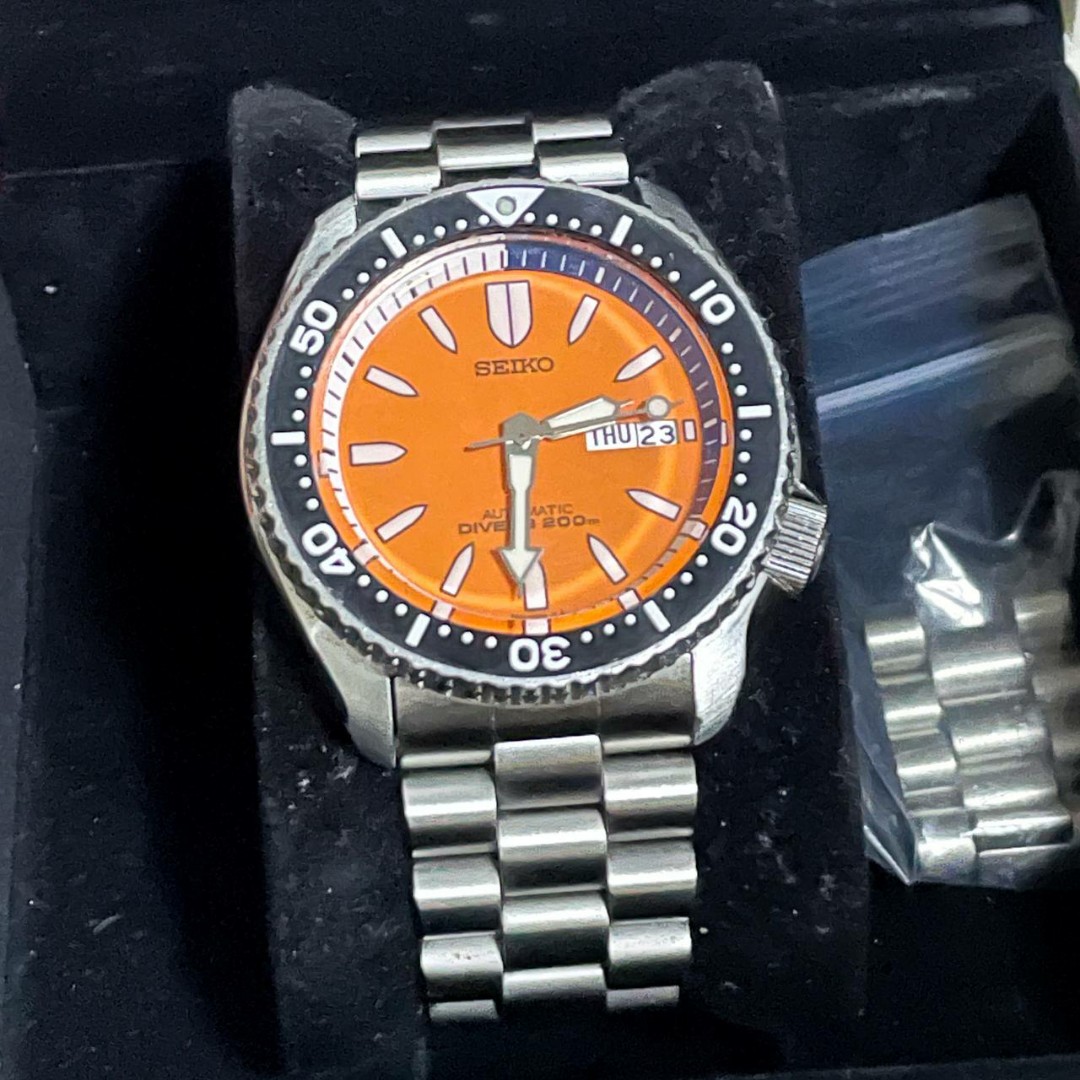 Seiko outlet orange bullet