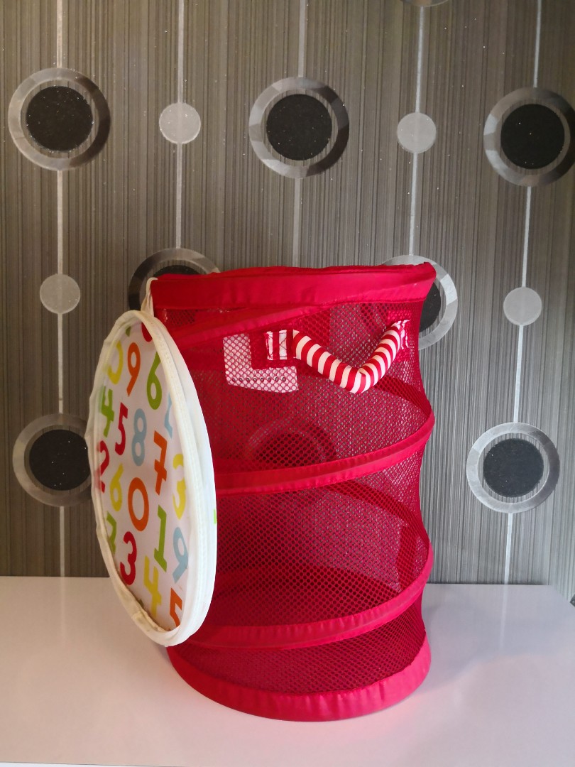 SellFast Ikea Storage Basket Mesh Basket With Lid Kusiner Storage