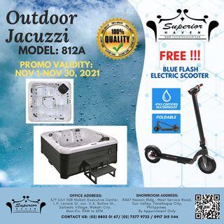 SH Outdoor Jacuzzi 812A with FREE E-Scooter