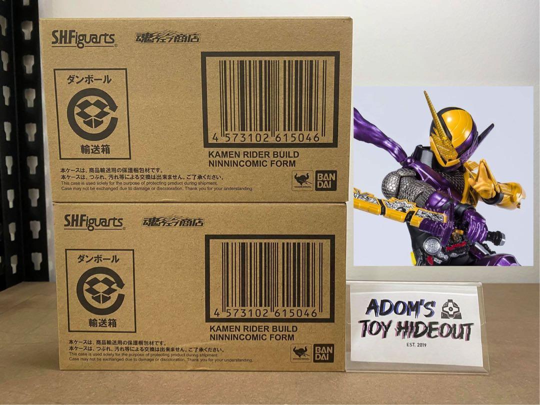 S H Figuarts Kamen Rider Build Ninnincomic Form Toys Games Action Figures Collectibles On Carousell