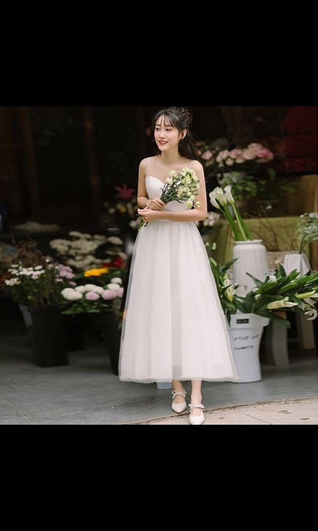 simple light wedding dresses