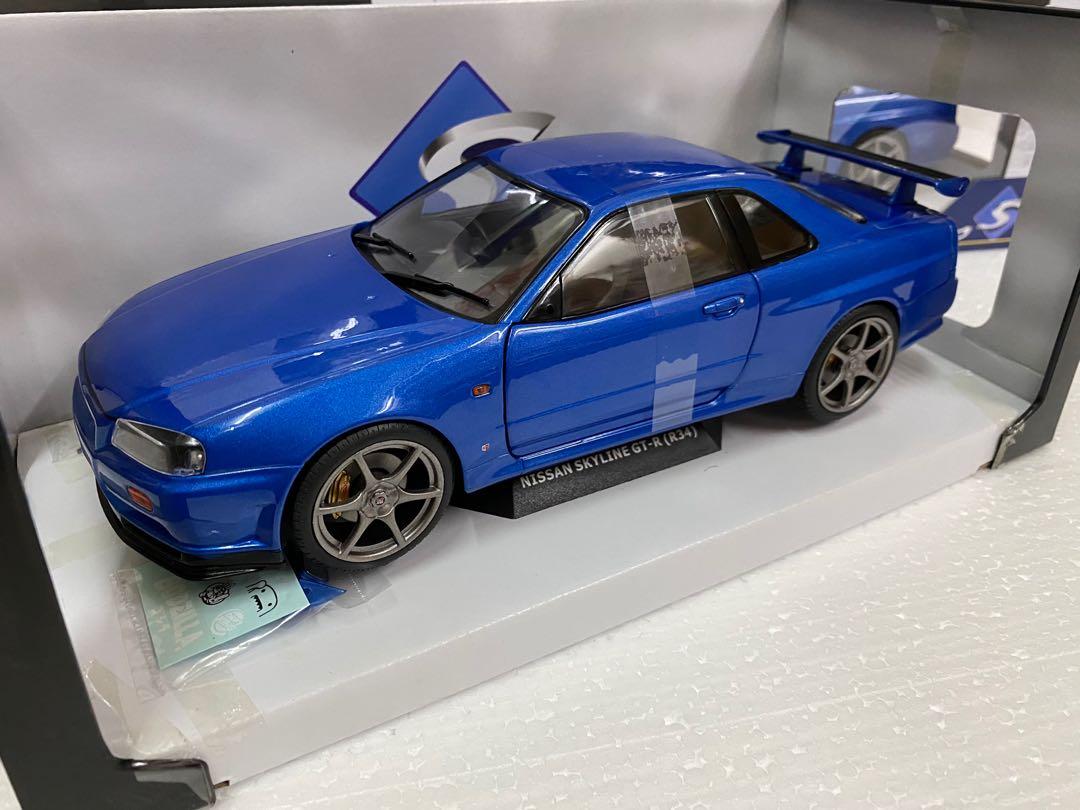 Solido 1 18 日產skyline R34 Gtr 模型車 興趣及遊戲 玩具 遊戲類 Carousell