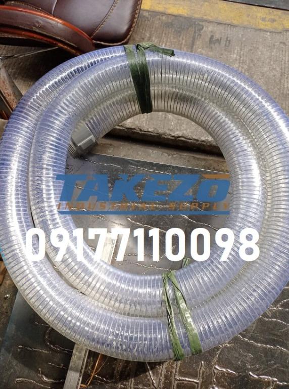 Superflex PVC Nylon Braided Hose with Firehose Coupling, Commercial