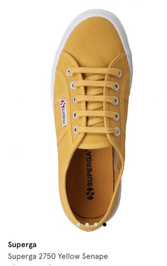 BNWT Superga 2750 yellow senape Women s Fashion Footwear