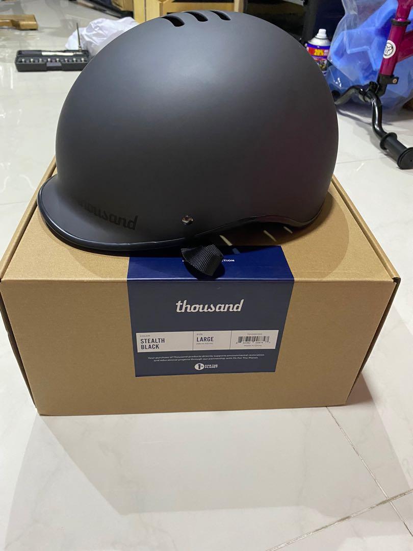 Thousand Helmet stealth black Sports Equipment Bicycles Parts Parts Accessories on Carousell
