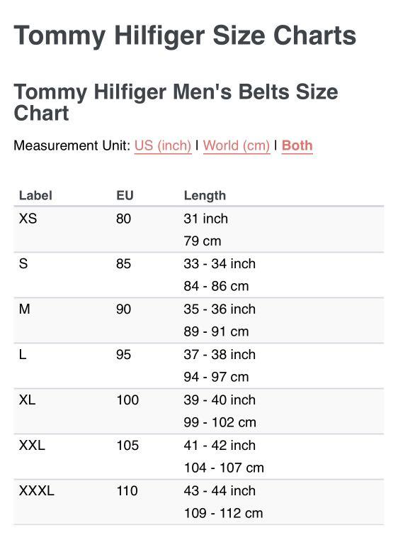 Kontinent ventil Tilbud Tommy Hilfiger Belt, Men's Fashion, Watches & Accessories, Belts on  Carousell
