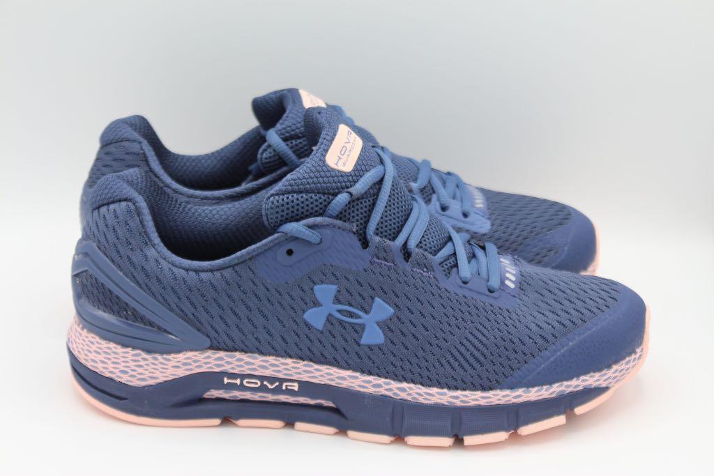 AMAZING DEAL UA Under Armour HOVR Guardian 2 Women s Marathon Running Shoes Sports Sneakers Navy blue ink peach frost Women s Fashion Footwear Sneakers on Carousell